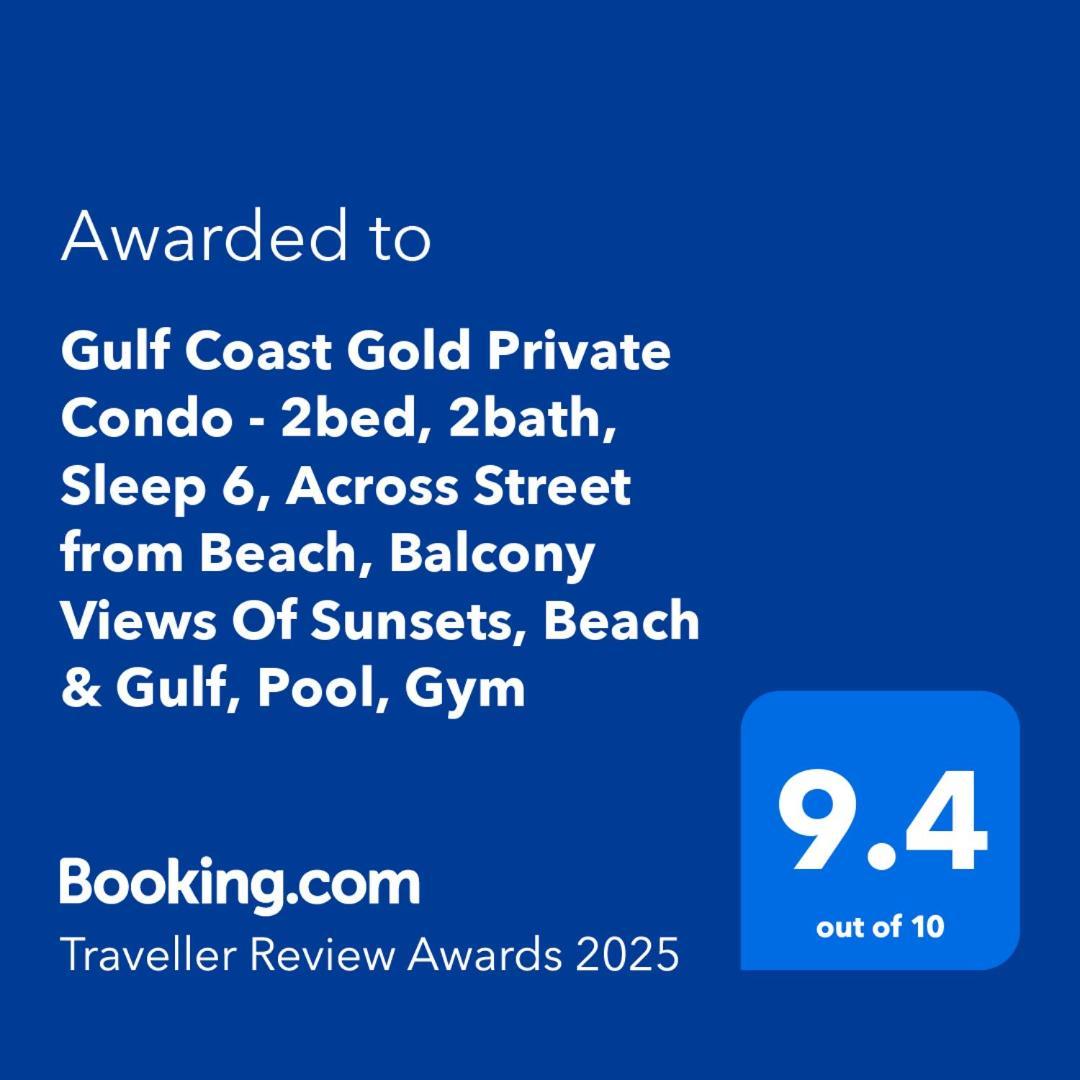 Gulf Coast Gold Private Condo - 2Bed, 2Bath, Sleep 6, Across Street From Beach, Balcony Views Of Sunsets, Beach & Gulf, Pool, Gym St. Pete Beach Exterior foto